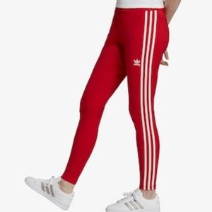 Adidas scarlet red leggings!